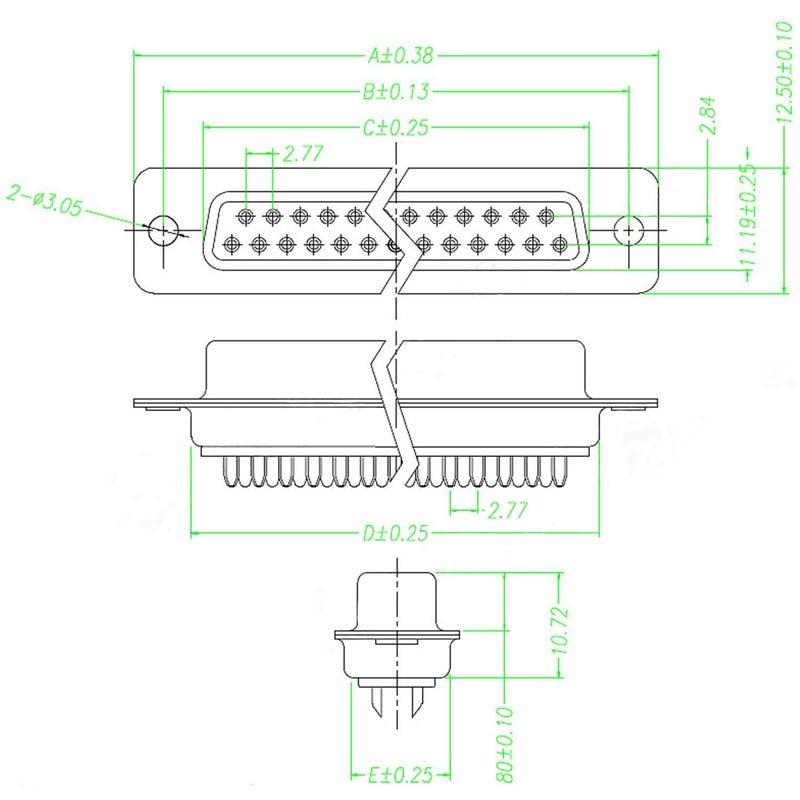 Futheda 10PCS Computer DB9 Female Connector Adapter Solder Type 9 Pin D-SUB Connectors PC Accessories - Image 5